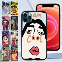phone case for apple iphone 12 mini1212 pro12 pro max anti fall unisex cartoon series soft silicone protective back cover