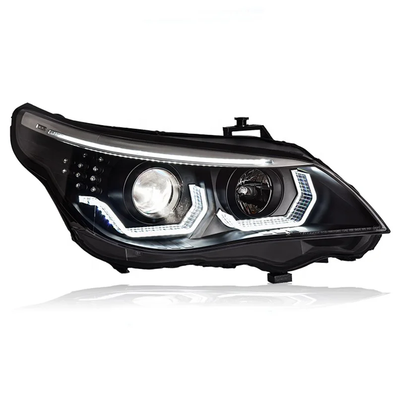 Подходит для BMW E60 2003 - 2007 2008 2010 Φ передняя фара дневные ходовые ранцы DRL рулевая 520i
