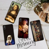 famous painting adorable art phone case for iphone 12 11 13 7 8 6 s plus x xs xr pro max mini shell