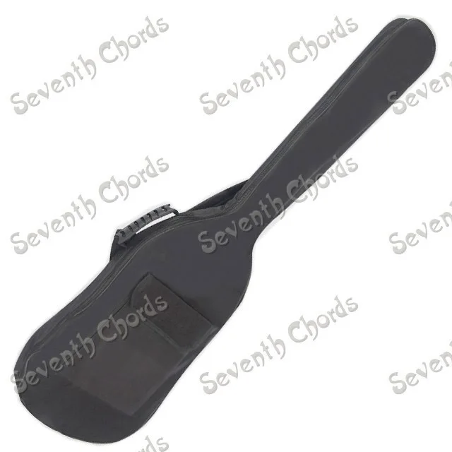 

Black Waterproof Double Straps Bass Backpack Gig Bag Case for Electric Bass Guitar 5mm Thickness Sponge Padded