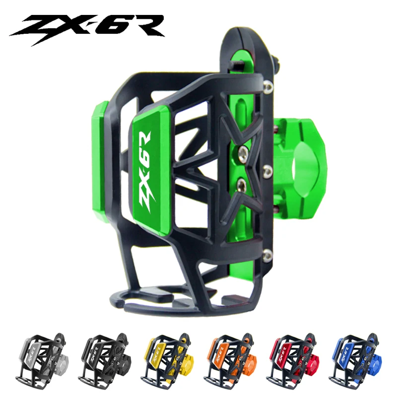 

For Kawasaki ZX-6R 1995-2022 2018 2019 2020 2021 Accessories Motorcycle Beverage Water Bottle Cage Drink Cup Holder Sdand Mount