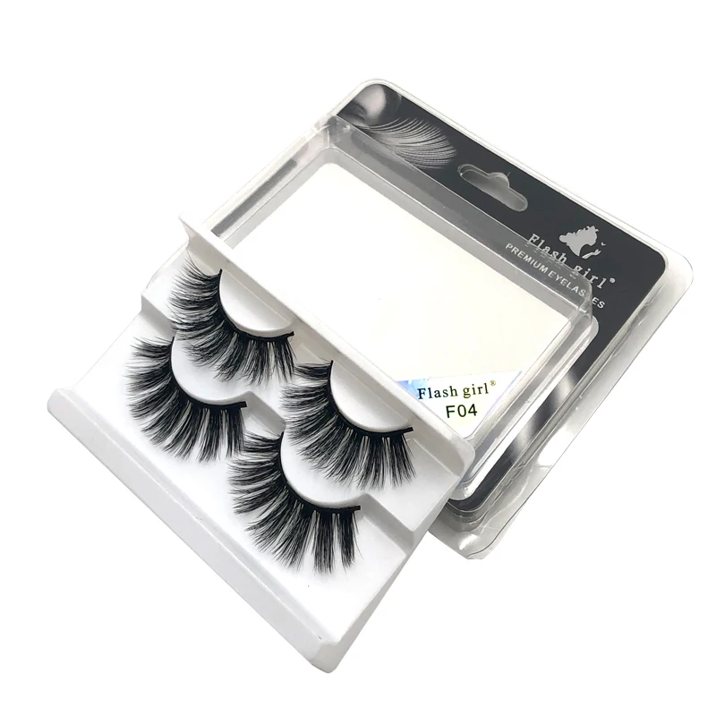 Ресницы Накладные из искусственной норки 2 пары |