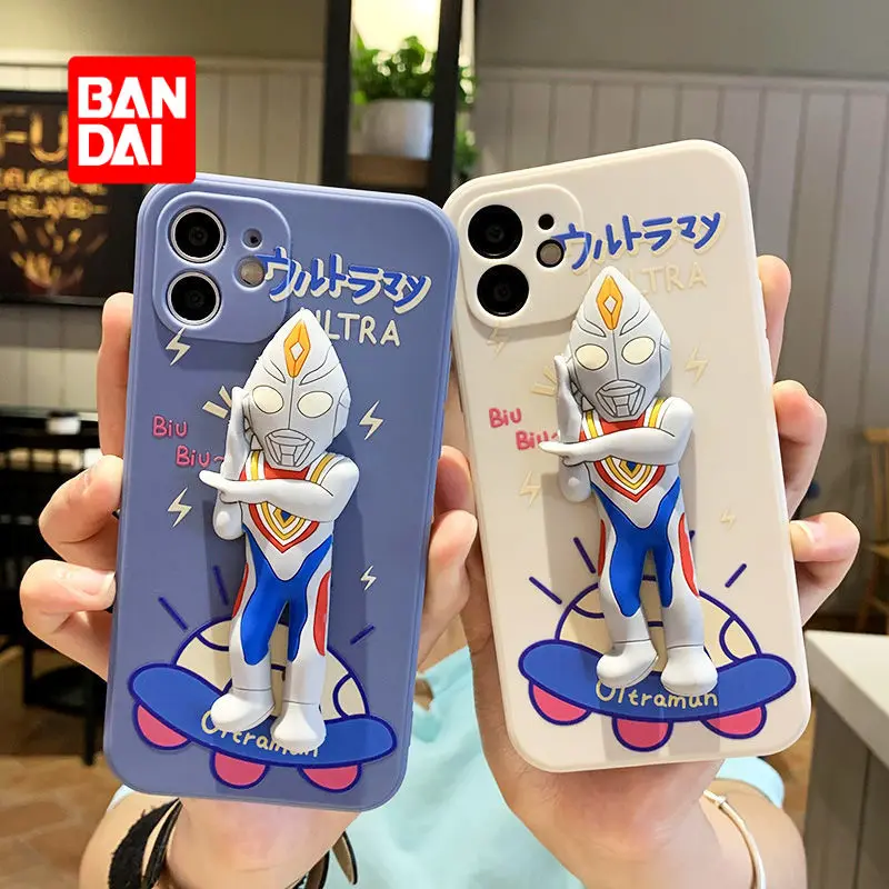 

Bandai Ultraman 3D Phone Case for iphone 13 13Pro 12 12Pro 11 Pro X XS Max XR 7 8 Plus Cartoon Super Hero Cover Soft Fundas