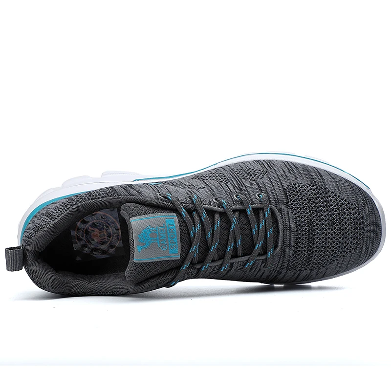 Men's Shoes Non-slip Wear-resistant Sole Runing Shoes Strong Grip Breathable Mesh Sports Shoes Lightweight Fashion Sneakers