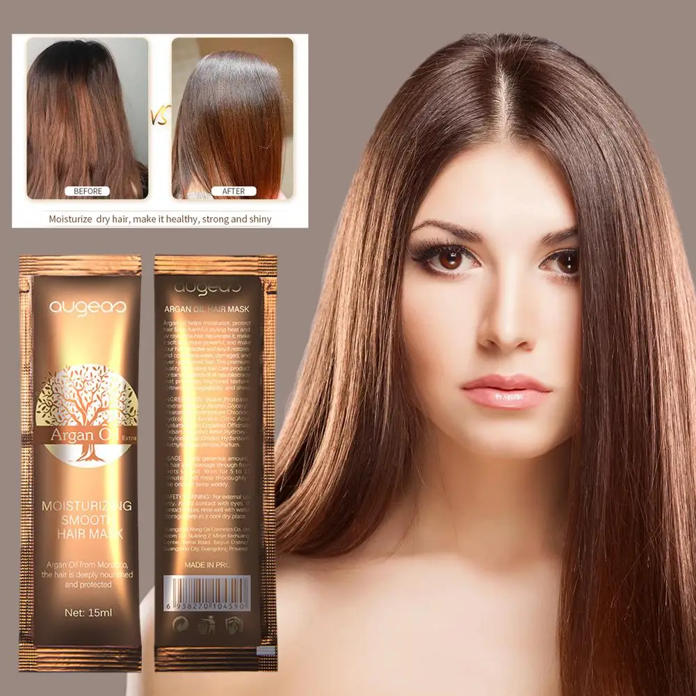 

Keratin Collagen Hair Mask Silk Damage Repair Frizz Cream Treatment Smoothing Care Moisturizing Straighten Dry Shiny Hair P Y1A0