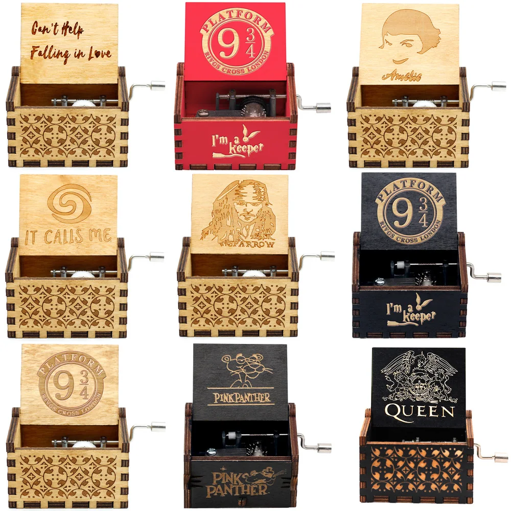 

Анонимная деревянная музыкальная шкатулка Джек Спарроу ручной работы из пиратов Карибского моря играет мелодию Дэйви Джонс