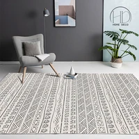 ins retro national style american moroccan rugs nordic living room carpets soft flannel bedroom bedside non slip door floor mat