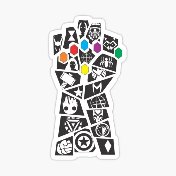 

Gauntlet 5PCS Stickers for Cute Car Decorations Water Bottles Wall Stickers Home Print Decor Room Funny Cartoon Background