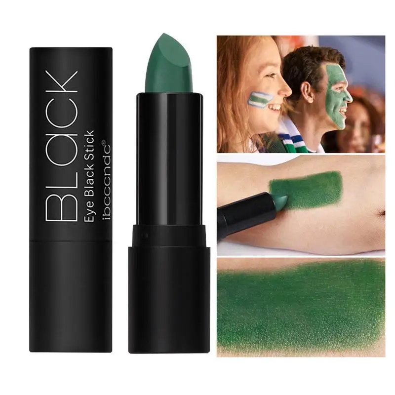 

Black Eyes Face Body Paint Stick Cream Makeup Pen Safe Lightweight Halloween Costume Party Sports Waterproof Eye Black Stick