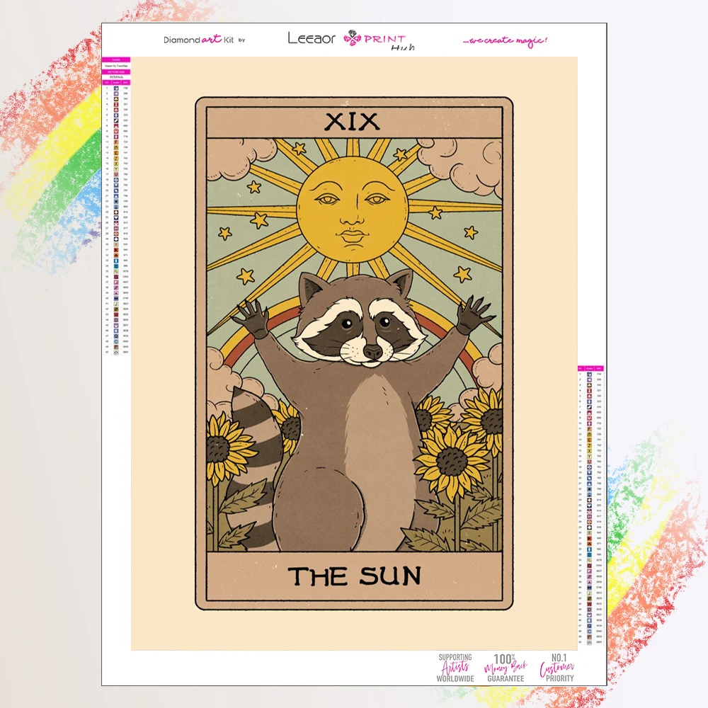 

Animal Cartoon Diamond Painting Cute Raccoon Card Diamond Art Mosaic Cross Stitch Kits Diy Rhinestone Embroidery Home Decor Gift