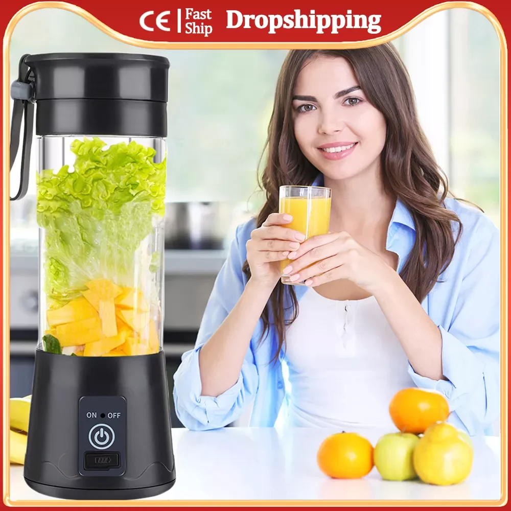 

Mini Portable Blender Cup Orange Juicer Squeezer USB Rechargeable Smoothie Milk Fruit Juicing Mixer Machine Dropshipping