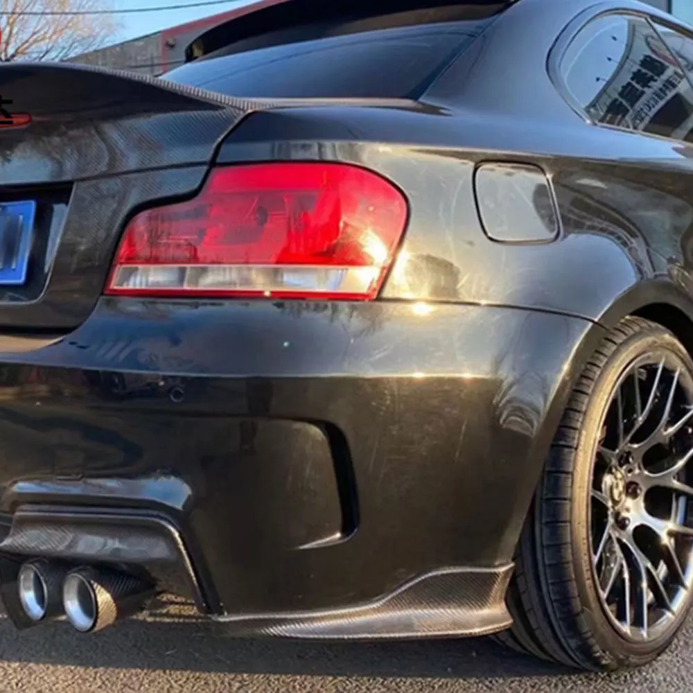 Защитный диффузор для заднего бампера BMW 1 серии E82 E87 2011-2013