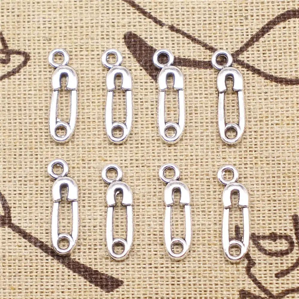 

Pin Cute Charms Jewelri Pendant Cute 19X6mm Antique Silver Color 20 Pieces