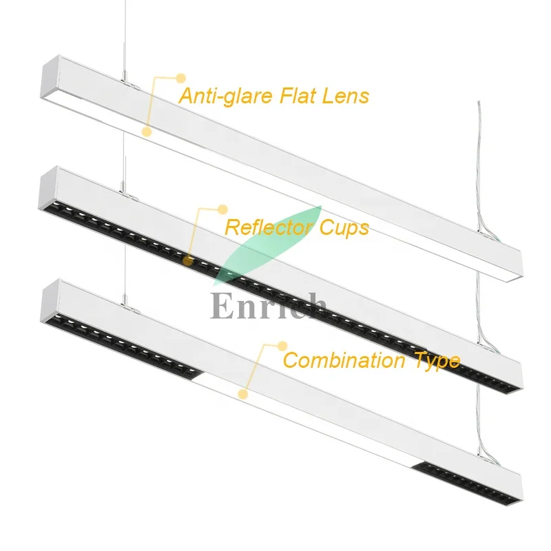 Бесшовная Металлическая лампа для шкафа Размеры 35x70 мм офиса магазина мебели