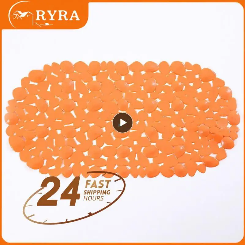

Suction Cup Non-slip Bathtub Carpet Rectangle Soft Mats Sucker Type Pvc Anti-skid Bath Mats Durable Silicone Non-slip Mat