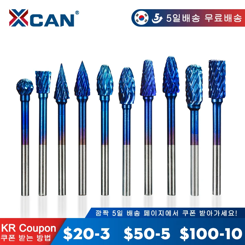 

XCAN 3*6mm Carbide Milling Cutter Rotary Tool Burr CNC Engraving Abrasive Tool Metalworking Milling Polishing Rotary File