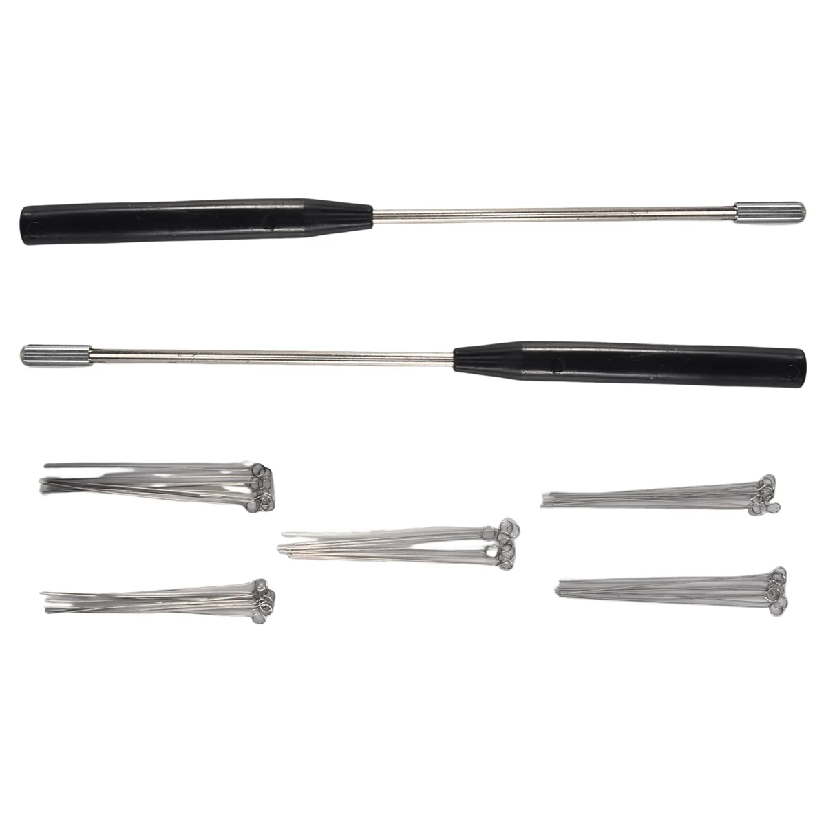 2 шт. многоразовые держатели для инокуляционных петель с 50 10UL нихромовыми