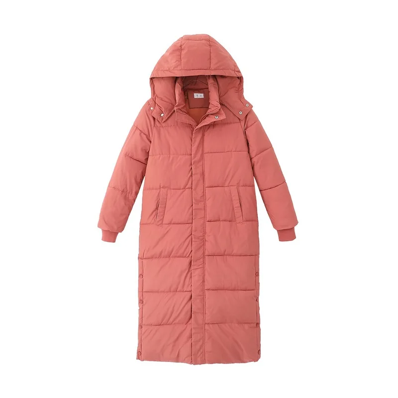 Parkas Women Over-the-Knee Extended New Thickened Coat down Cotton-Padded Jacket for Women Winter Coat Women
