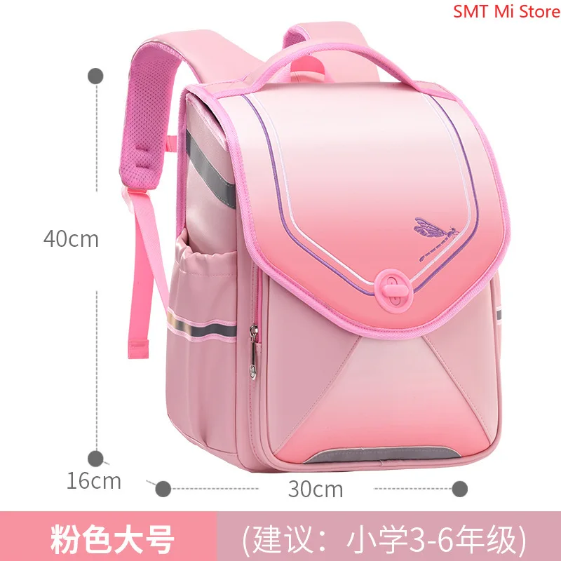 Xiaomi New Lighten Up Primary School Students Flip Large-capacity Waterproof 6-12 Years Old Child Space Bag Kids Backpack HOT