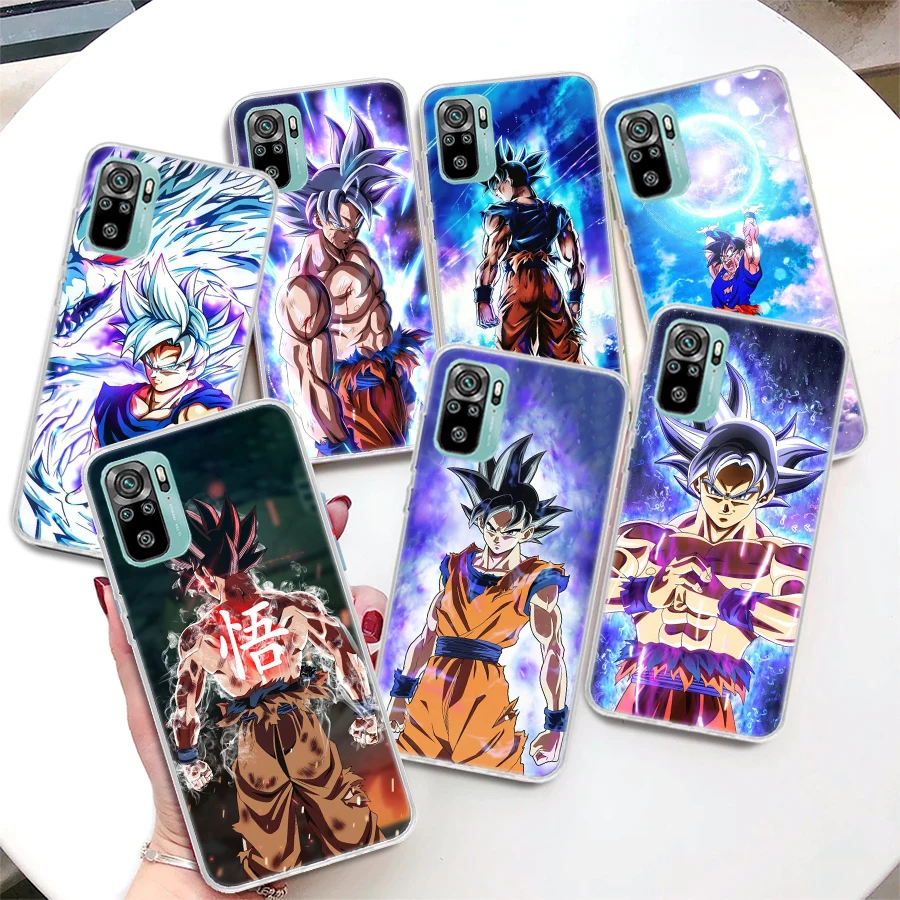 

Dragon Ball Son Goku Coque Phone Case For Xiaomi Redmi Note 10S 11 11S 11T 11E 10 Pro Max 9 9S 9T 5G 8 8T 7 6 5 5A 4X 4G Cover