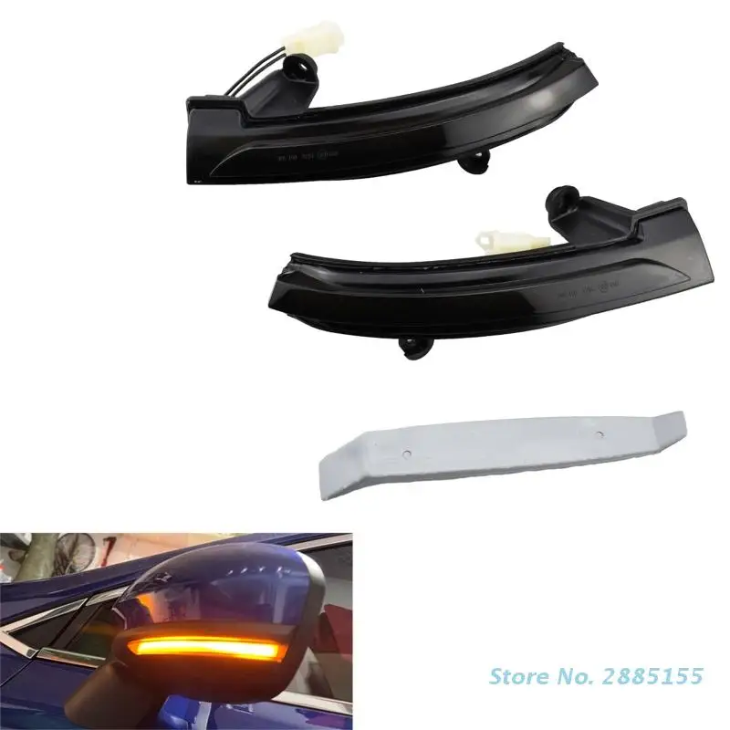 

Автомобильный индикатор бокового зеркала, поворотный сигнал, последовательный динамический поворотный сигнал, комплекты, совместимые с renaultMegane Clio