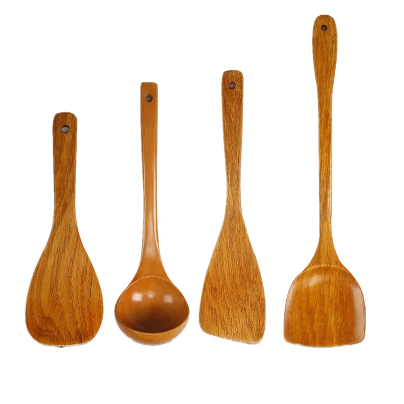Деревянный шпатель антипригарный горшок специальный для дерева и суповая ложка