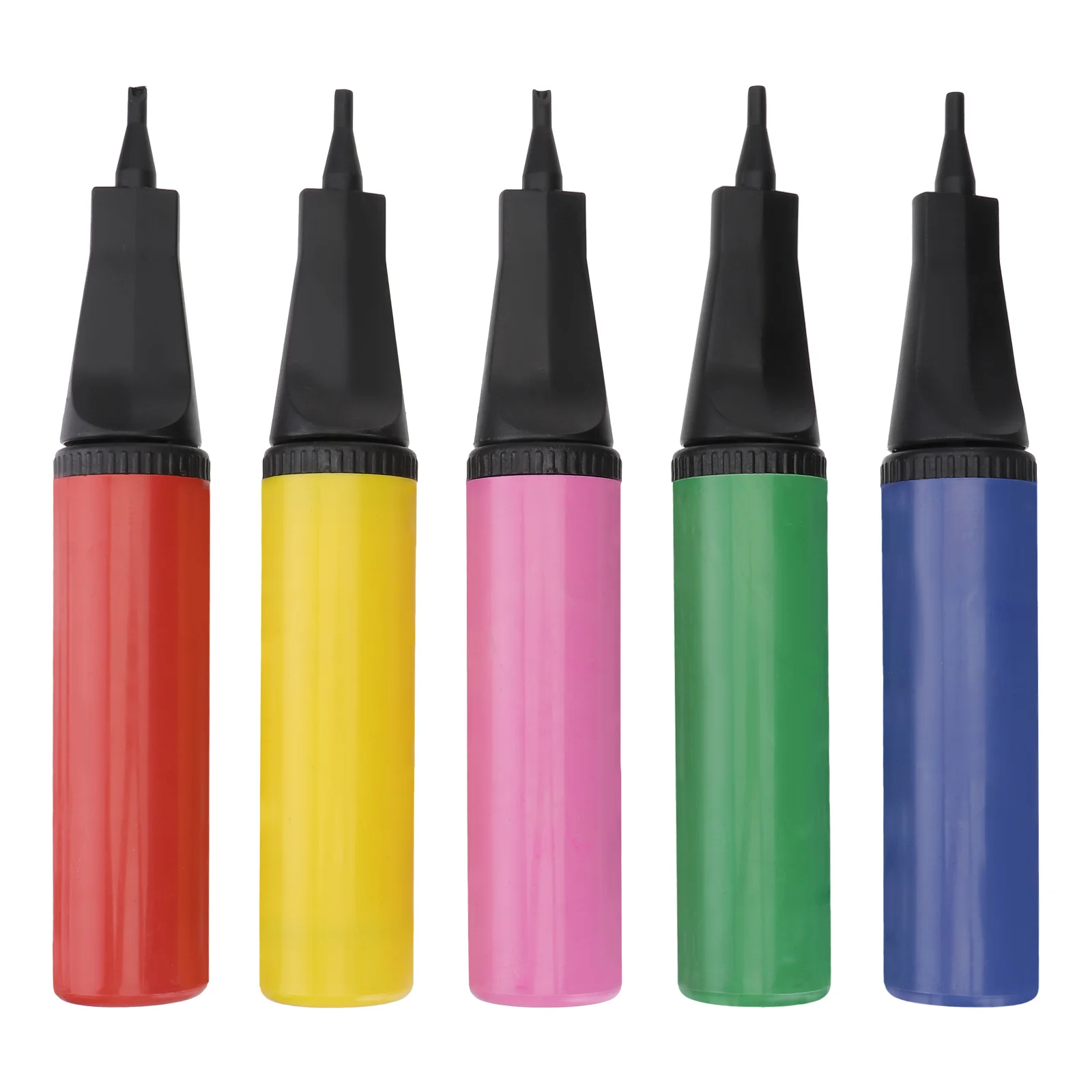 

5pcs Balloon Inflator Portable Practical Air Inflator Balloon Pump Manual Inflator for Home Party