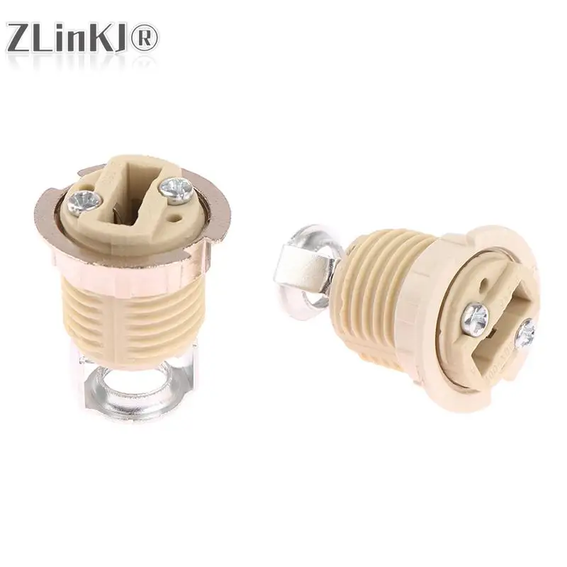 

5 шт./партия, керамический держатель для лампы G9 с полным зубьем и кронштейном M10 110-240 в, керамический держатель для лампы G9, аксессуары для ос...