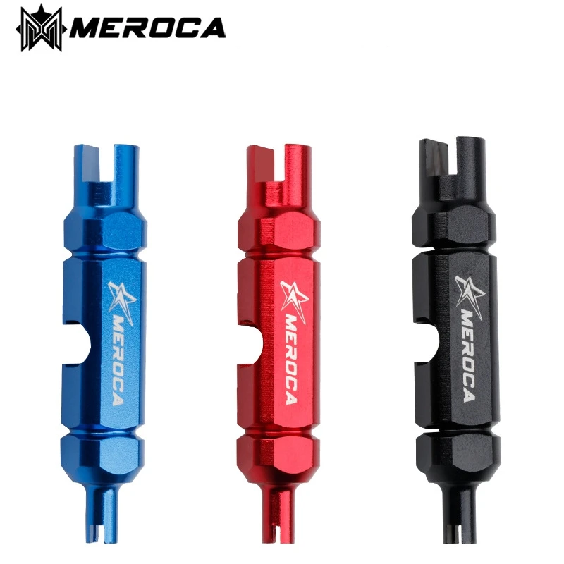 

MEROCA MTB Mountain Bike Schrader Valve Tool Presta Iamok Extension Rod Disassembly Repair Wrench