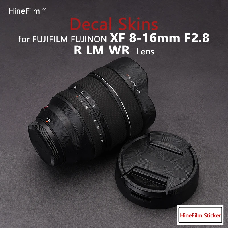 

Fuji XF8-16 F2.8 Lens Skin for Fujifilm XF8-16mm F2.8 R LM WR Lens Wrap Cover XF8-16F2.8 Lens Premium Decal Protector Sticker