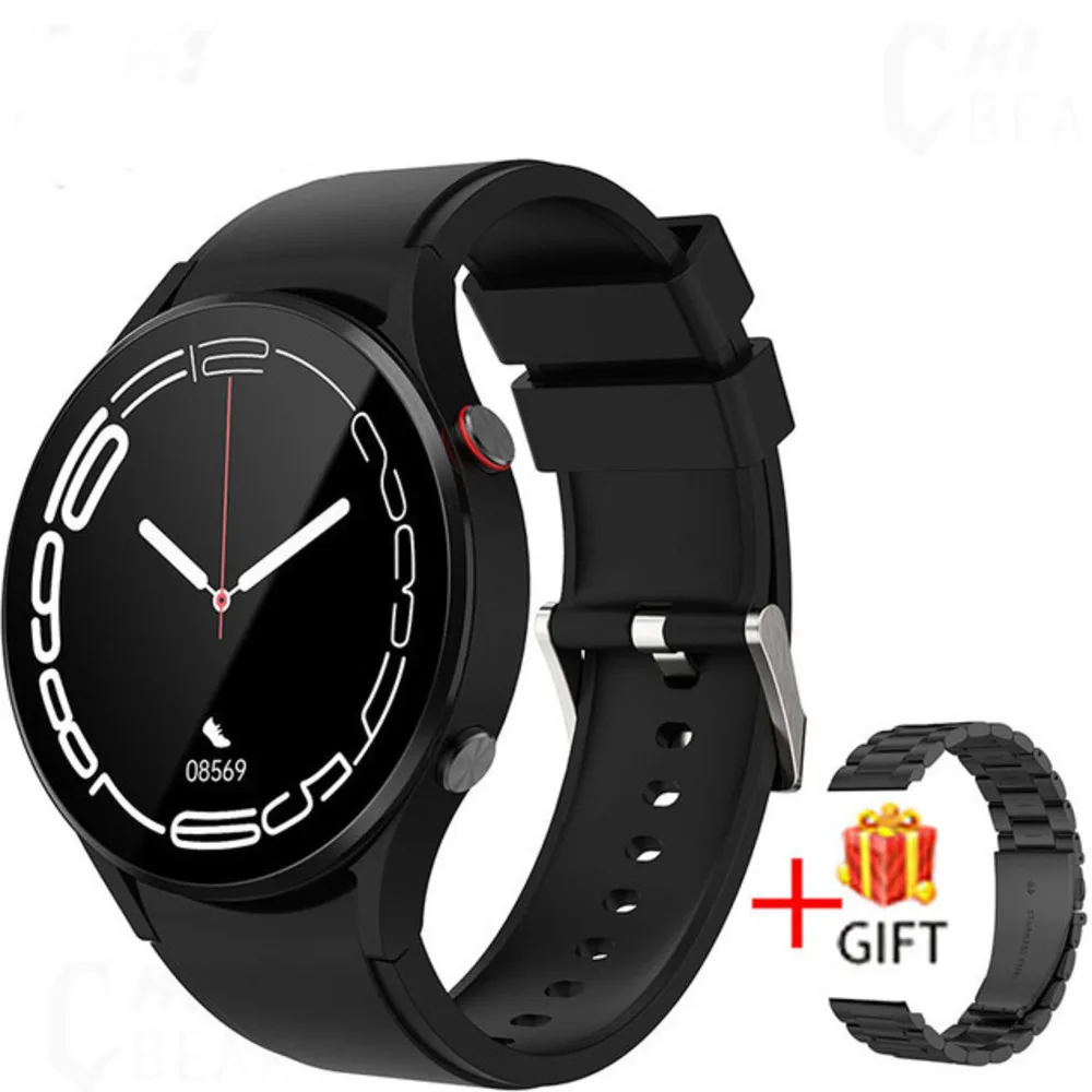 

For Galaxy Watch 4 Smartwatch AMOLED Men Women Bluetooth Call IP68 Waterproof Sport Fitness Watches Body Temperature Monitoring