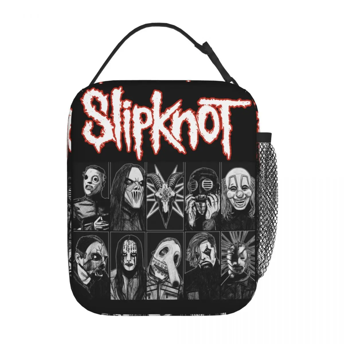 

Теплоизолированная сумка для ланча Slipknot, школьная герметичная Термосумка