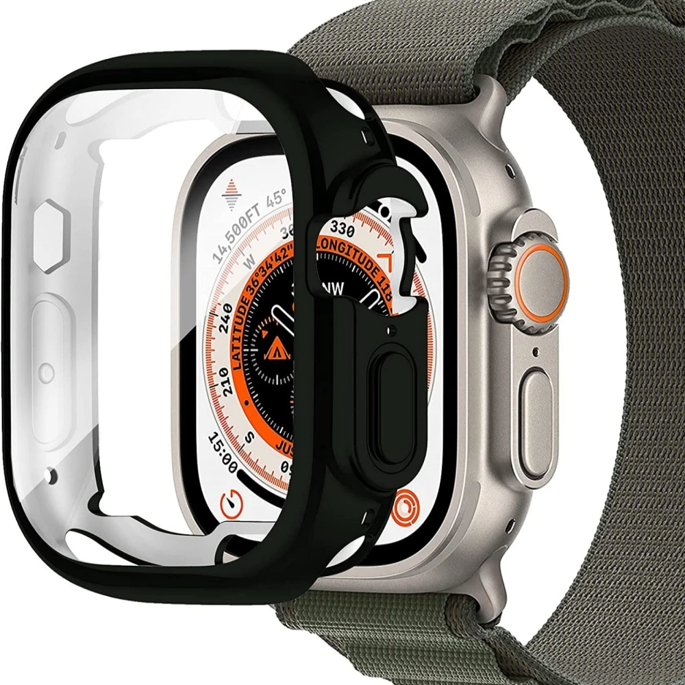 

360 полная мягкая прозрачная защитная пленка из ТПУ для Apple Watch серии 49 мм 44 мм 40 мм 42 38 мм, чехол для IWatch Ultra 8/7/6/SE/5/4