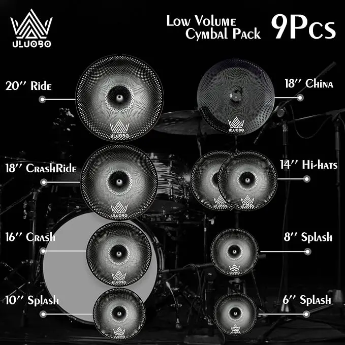 Тарелки малой объемности бесшумные тарелки набор тихих тарелок для практики