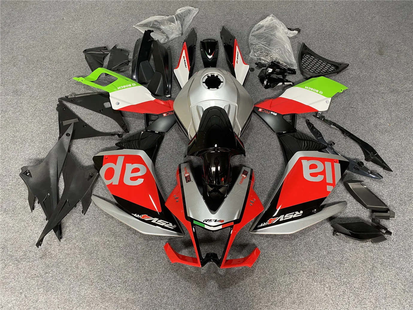 

Motorcycle Fairing Kit Suitable for Aprilia RS125 2012-2014 RS4 125 2013 12 13 14 Full Fairing Black Red Green Silver