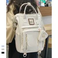 wr designer women backpack nylon kawaii daypack large capacity travel bag quality mochilas para mujer student school bag