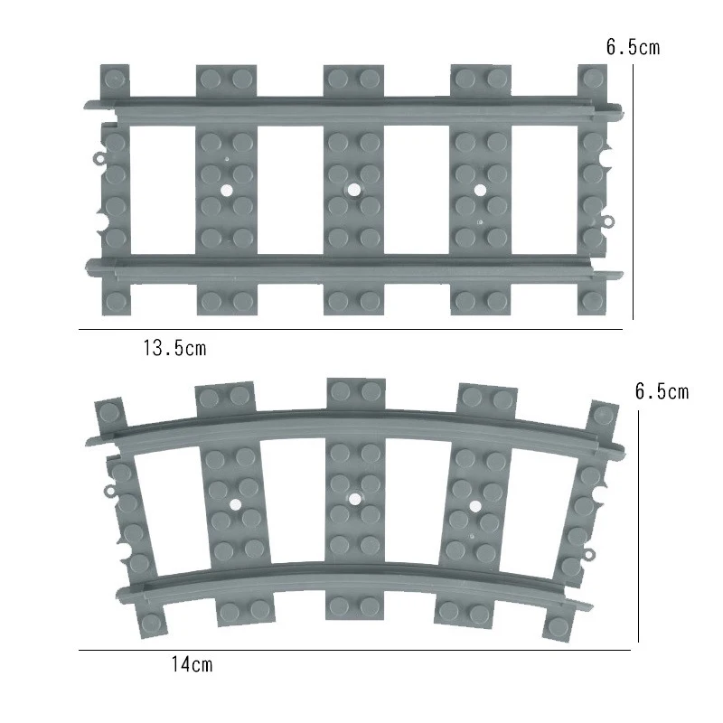 1 шт. набор строительных блоков для железной дороги | Игрушки и хобби