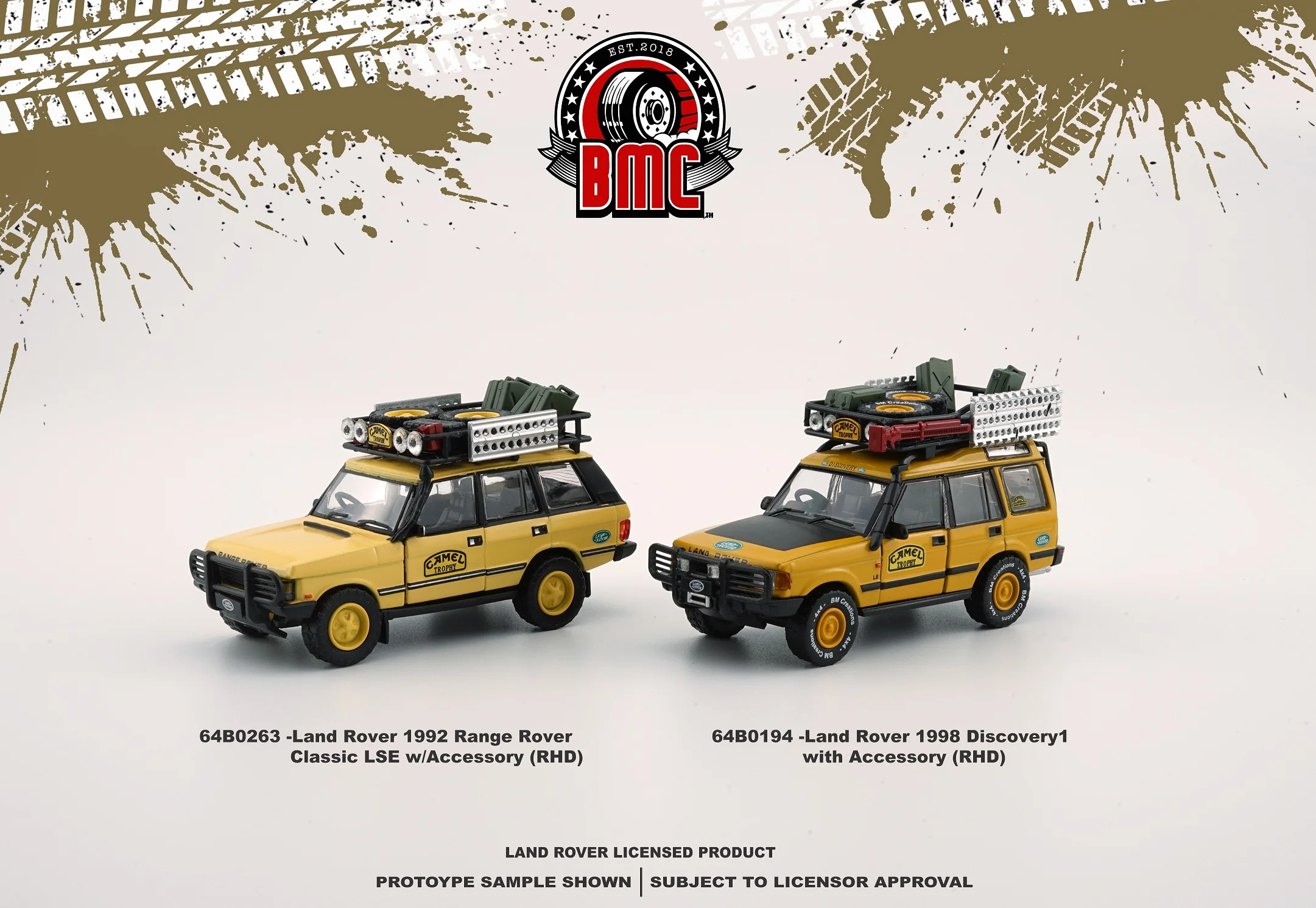 

1/64 Land Rover 1992 Discovery1 1998 LSE Diecast Car Model