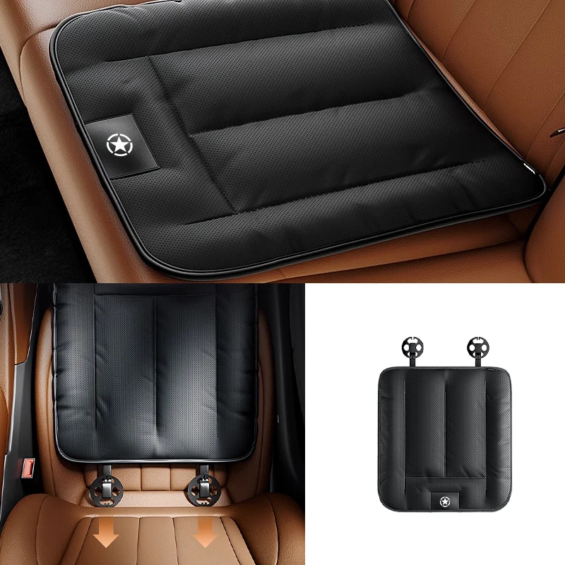 Кожаные дышащие Противоскользящие коврики для сидений Jeep Renegade Grand-Cherokee Wrangler-JK