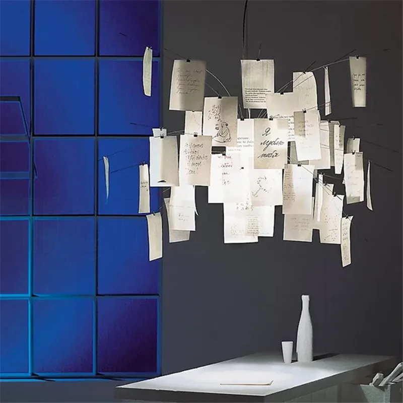 Подвесной светильник Zettel'z DIY Ingo Maurer Zettel люстра для гостиной кухни кафе бара