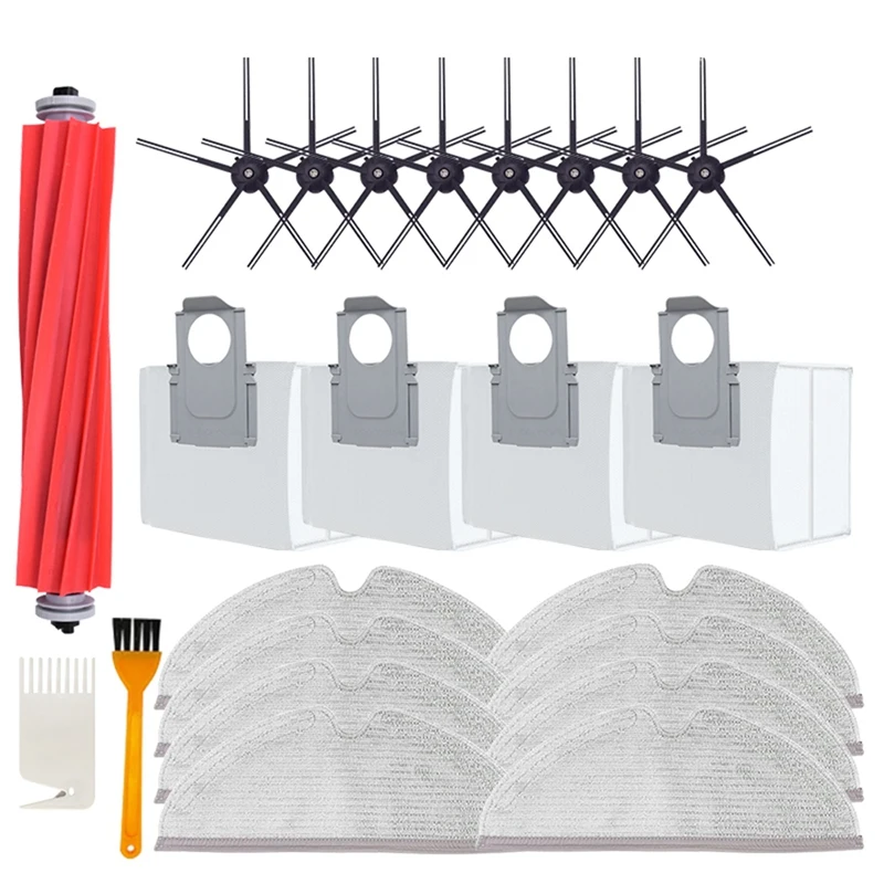 

Replacement For Roborock Q7 Max / Q7 Max+ / T8 Robot Vacuum Cleaner Accessories Main Side Mop Rag Parts