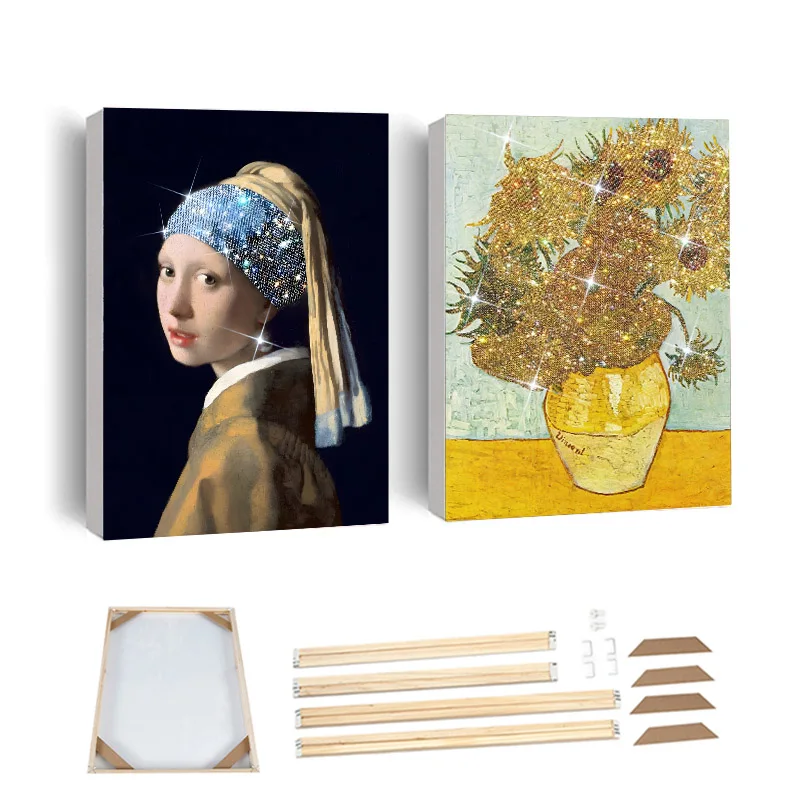 Классические художественные принты и плакаты Ван Гог бриллиантовые подсолнухи