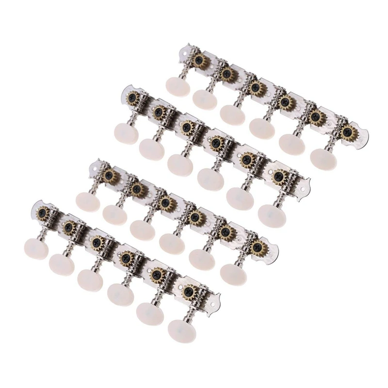 

2X 6R6L 12 String Acoustic Guitar Tuning Key Peg Tuner Machine Head String Tuner Button