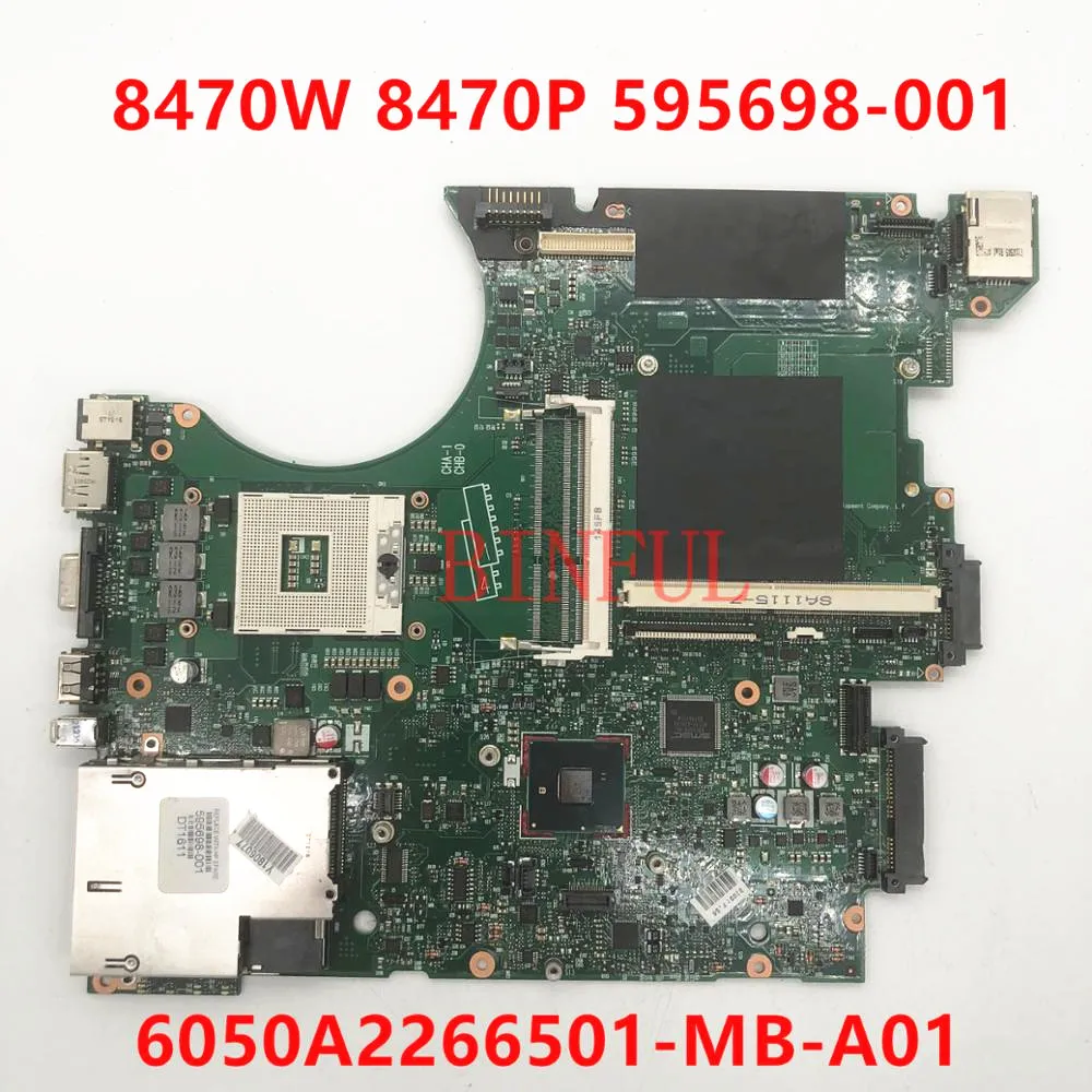 595698-001 595698-501 595698-601 High Quality For Elitebook 8740W 8740P Laptop Motherboard QM57 DDR3 100% Full Tested Working OK