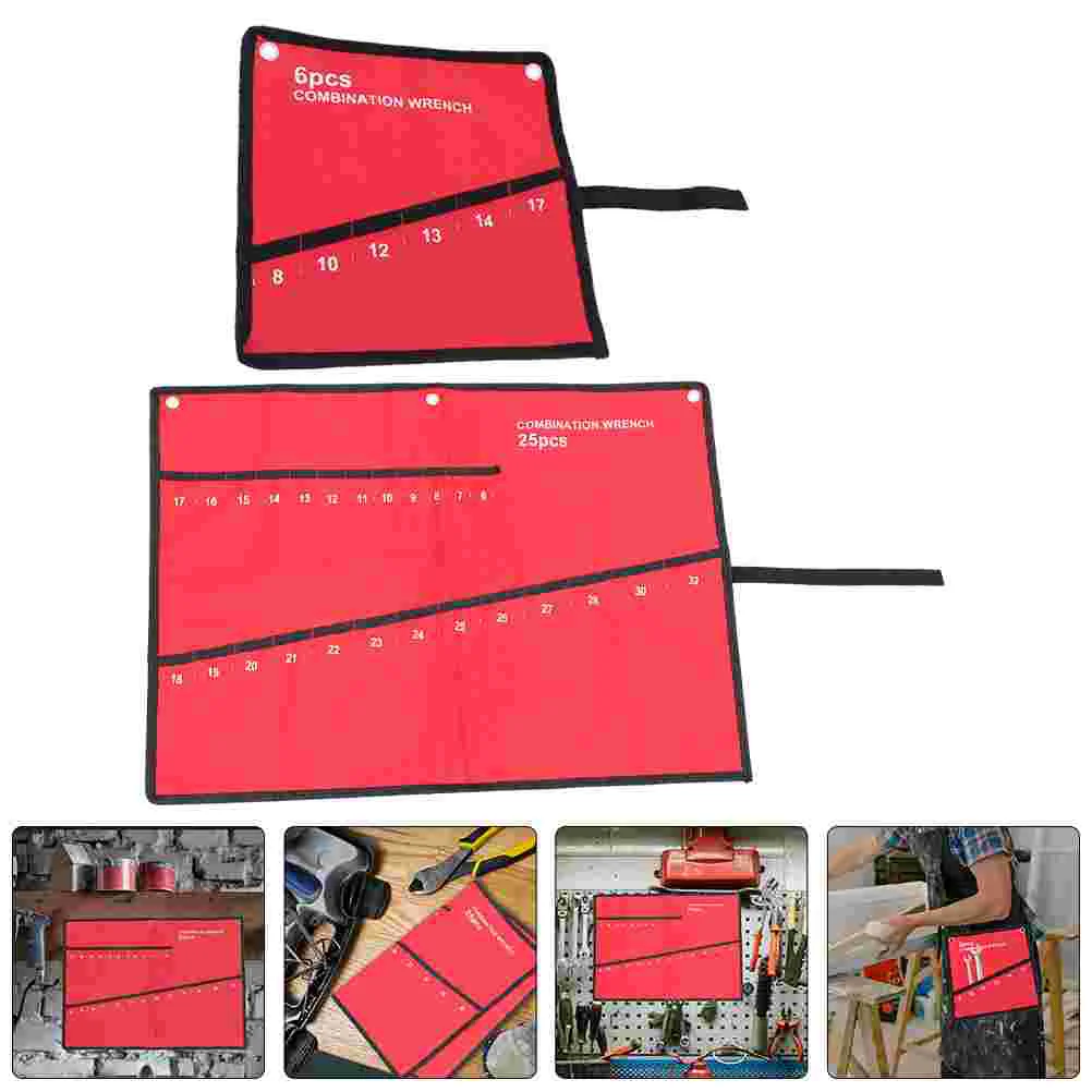 2 шт. отвертка для инструментов холщовый чехол органайзер гаечных ключей