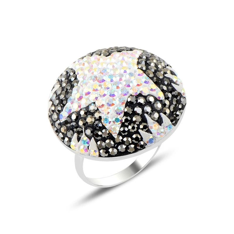 

Silver 925 Sterling Zircon Stone Ring