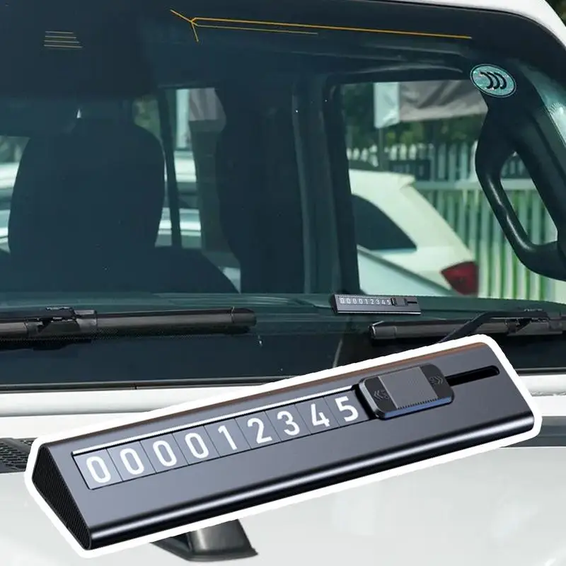 Автомобильный держатель телефона с идентификацией автомобильный Lumnous табличка