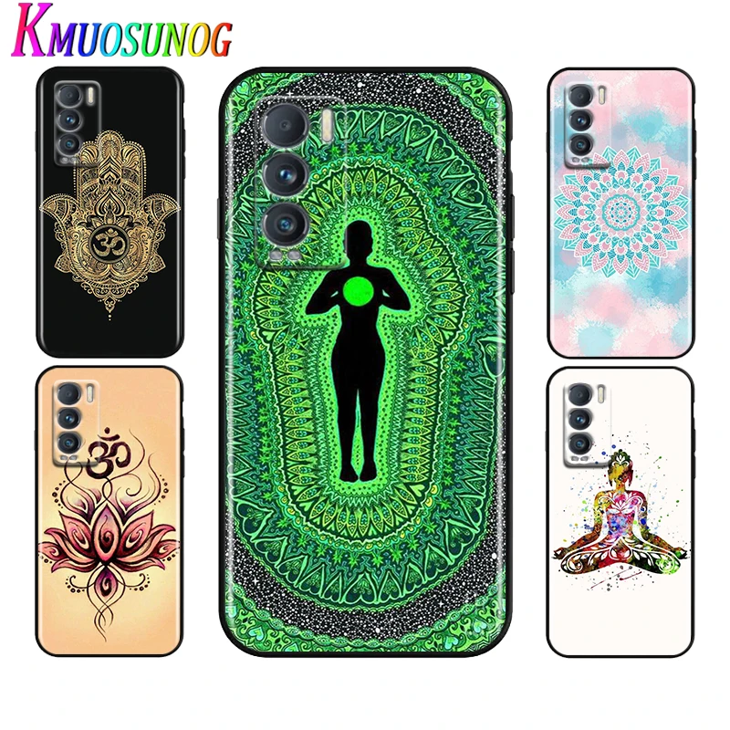 

Mandala Chakra Yoga For Realme 8 GT Neo Neo2 Edition Explorer Master Q3 Pro Narzo30 C21 C20 C11 C21Y Soft Phone Case