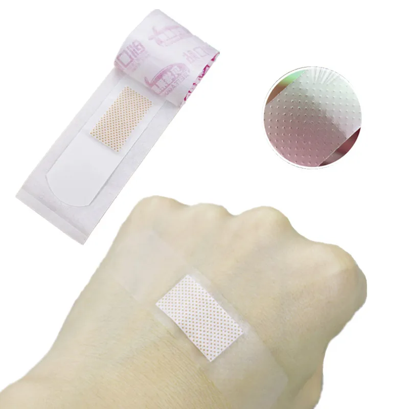 

160pcs/set Transparent Waterproof Band Aid Wound Dressing Plaster Tape Breathable Skin Patch First Aud Hemostasis Bandages Patch