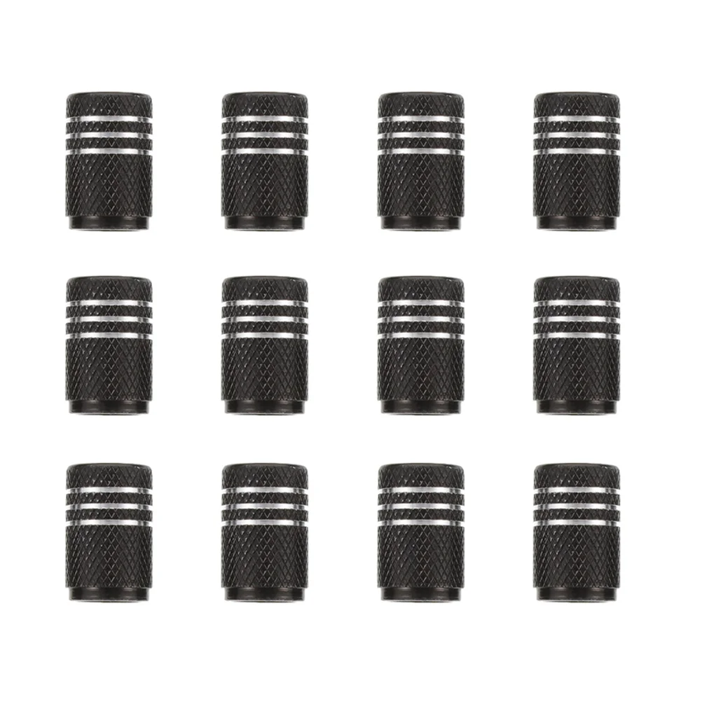 

12 Pcs Valve Cap Dustproof Vales Caps Aluminum Alloy Tire Cover Stem Bike Tire Levers Levers Valves Covers Car